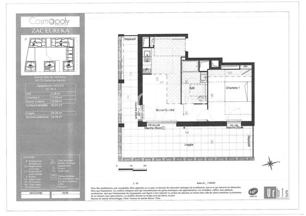 Appartement · Location Castelnau Le Lez (34170) 2 pièces · 35m²