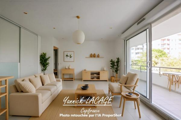 Appartement T2 de 42 m2 avec grande terrasse, parking privé – Résidence récente – Quartier La Grognarde / La Pomme – Marseille 11ᵉ