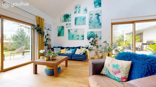 Maison familiale de 229 m² habitables – 5 chambres, bureau, espace indépendant et jardin paysager