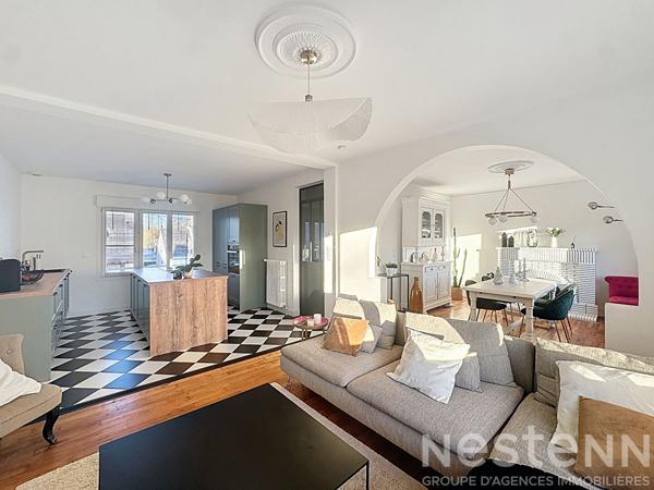 Maison rénovée des années 40, 3 chambres, garage. - Hennebont, Parc de Kerbihan