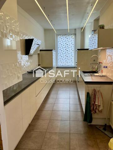 Appartement F4, d'environ 117 m2, avec terrasse, parking et cave