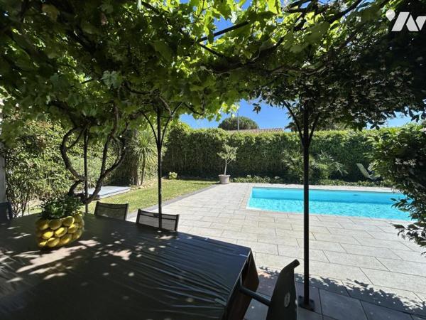 Montélimar, maison de pp, 114m2 hab, parcelle 837m2 avec piscine.