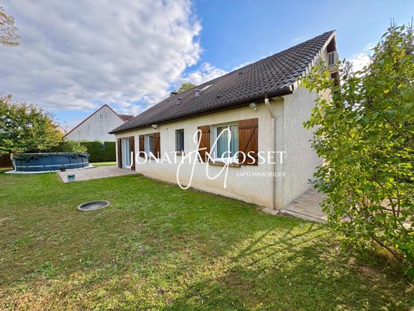 Verneuil-Sur-Seine: Maison 7pcs de 138m2 avec sous sol total et magnifique jardin