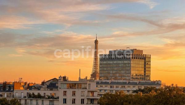 Paris 15e Appartement 3 pièces – Vue panoramique & Tour Eiffel – Triple orientation (Ouest/Sud/Nord)