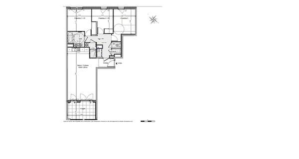 À vendre Appartement 4 pièces 84 m² - Rillieux-la-pape 69140