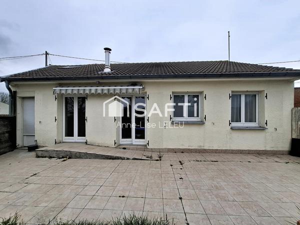 Plain pied individuel au calme et à 10 mn à pied des commerces de Carvin