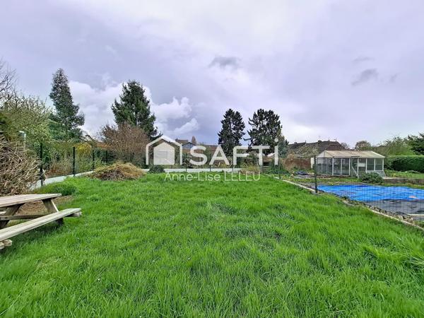 Plain pied individuel au calme et à 10 mn à pied des commerces de Carvin