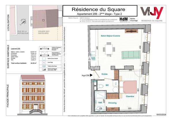 Appartement de standing en centre ville