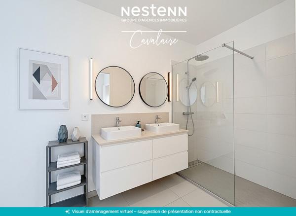 TOUT A PIED - Appartement Cavalaire-sur-Mer 4 pièce(s) 87 m2 premier et dernier étage