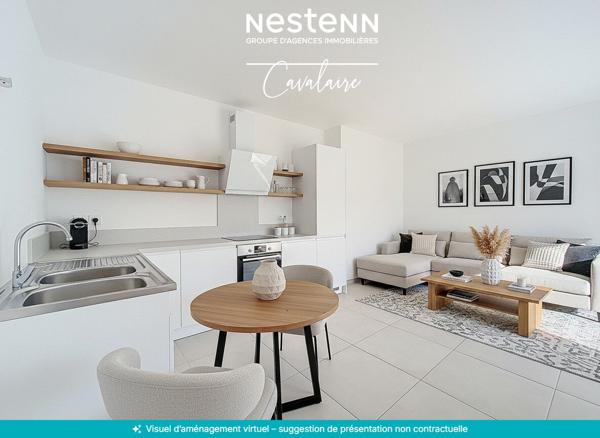 TOUT A PIED - Appartement Cavalaire-sur-Mer 4 pièce(s) 87 m2 premier et dernier étage
