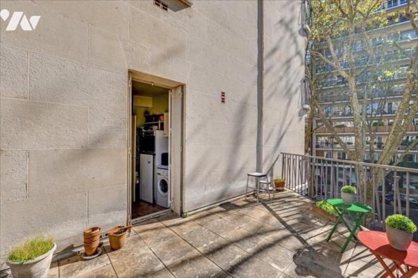 Notaire - PARIS XVIème Mirabeau - Appartement en pignon avec terrasse