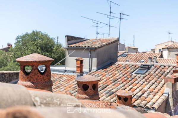 Appartement en dernier étage d’un hôtel particulier dans l’Écusson
