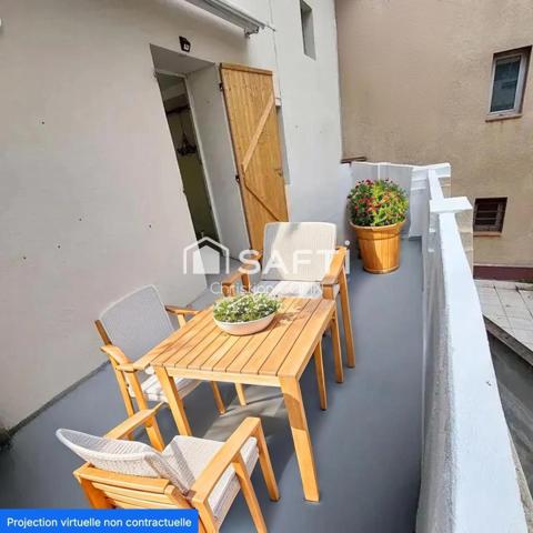 TOULON ARSENAL, GRANDT3 TRAVERSANT AVEC TERRASSE