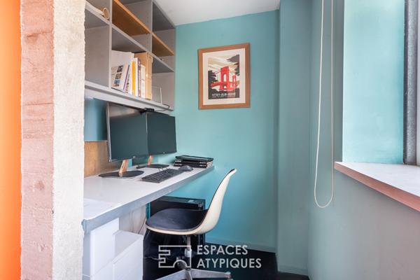 Maison d’architecte esprit loft avec terrasse et jardin à Vitry