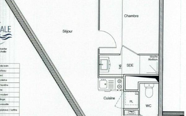 Appartement à louer    2 pièces •  La Rochelle