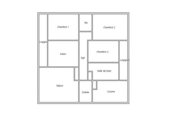 Appartement à vendre 5 pièces de 87 m²