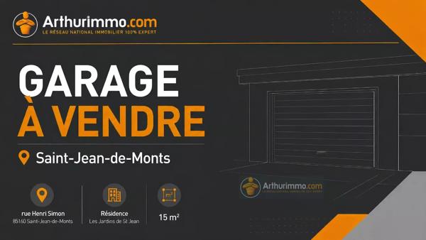 Vente                                                      Garage
                        
                                                            à Saint-Jean-de-Monts
