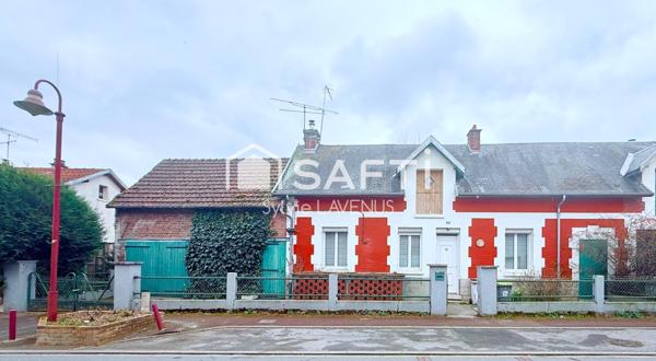 A Cuffies 02, maison avec 3 chambres, véranda, garage et dépendance sur son terrain de 391 m2.