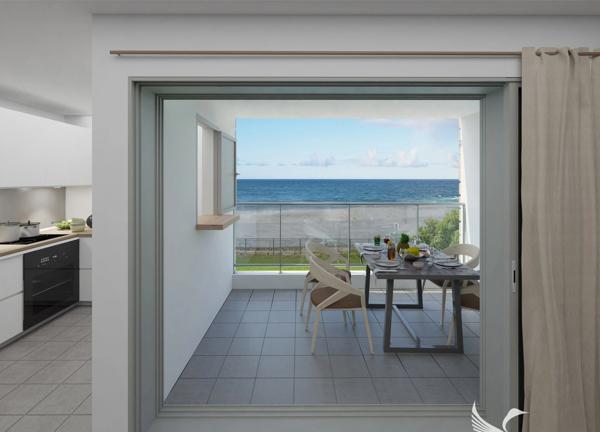 A VENDRE Appartement T3 en R+2 à Moule