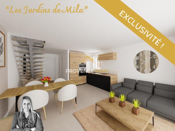 Salon-de-Provence (13300) Bienvenue aux Jardins de Mila - 10 maisons neuves 3 ou 4 pièces - Eligible au PTZ