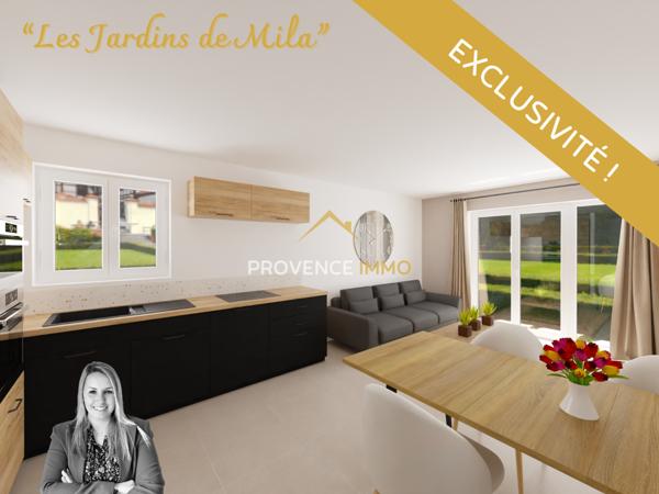 Salon-de-Provence (13300) Bienvenue aux Jardins de Mila - 10 maisons neuves 3 ou 4 pièces - Eligible au PTZ