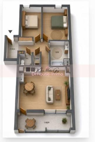 Appartement à vendre 3 pièces de 67 m²