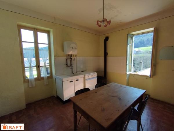 Maison d'habitation 160m² env. jardin, accès à la rivière