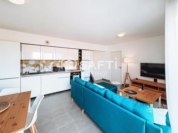 T2 dernier étage avec terrasse et garage