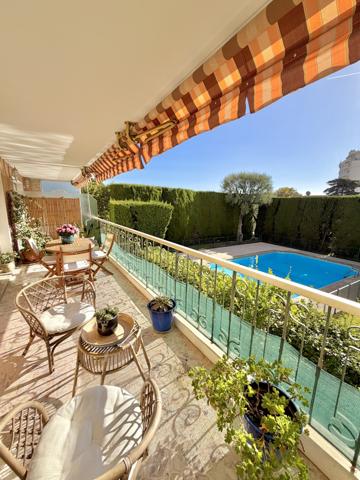 Nice (06200) FABRON - Elégant 2 pièces de 61m² avec terrasse - Résidence de standing avec piscine et concierge!