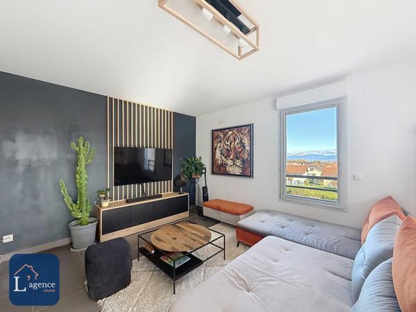 Appartement T4  89 m2 Vue Mont-Blanc garage double et cave à GEX 01170