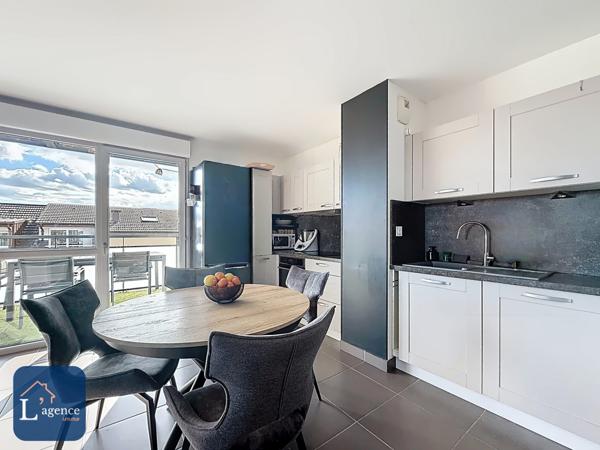 Appartement T4  89 m2 Vue Mont-Blanc garage double et cave à GEX 01170