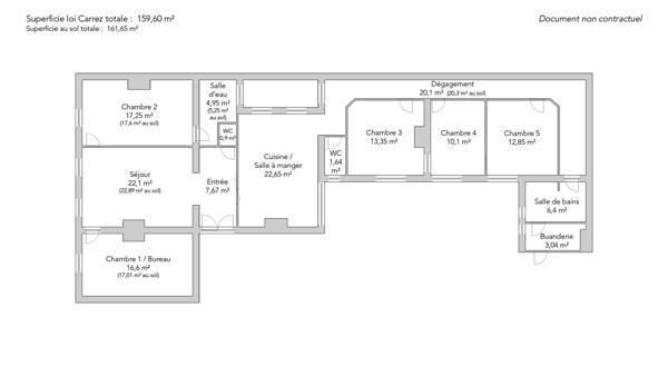 Appartement Paris 17e - PRONY / MONCEAU