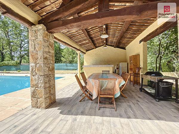 Tourrettes - Maison d'architecte avec piscine