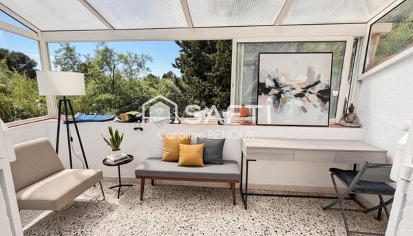 Maison de charme avec cour style hacienda à Mérindol- jardin
