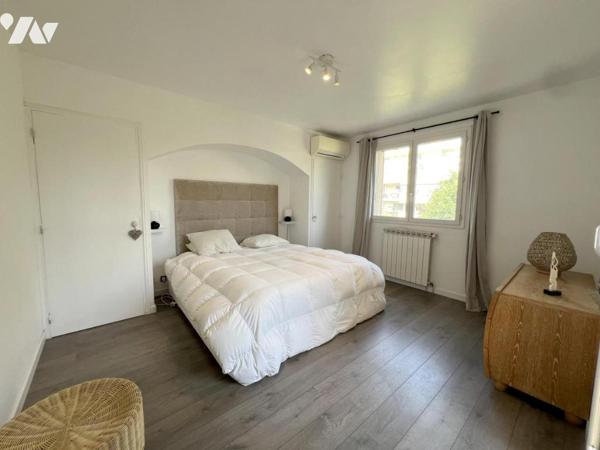 ANTIBES Quartier PEYREGOUE - Parc des Oliviers. Villa 6 pièces avec piscine, T2 indépendant, pkings.