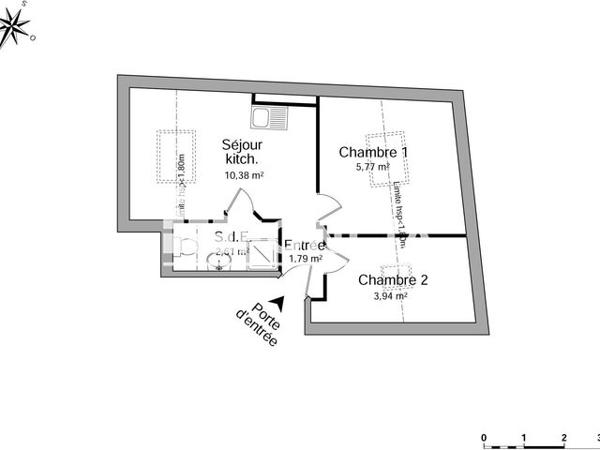 Location Appartement 3 pièces 24.49 m² - 41 RUE DE LA REPUBLIQUE Jarville 54140