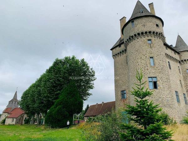Splendide Château Médiéval Classé - Château se distingue par son élégance sur un domaine d’environ 13 hectares mêlant bois, prairies.