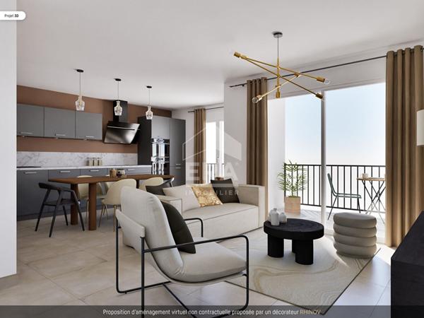 Appartement T3 hyper centre de Saint-Florent, avec ascenseur