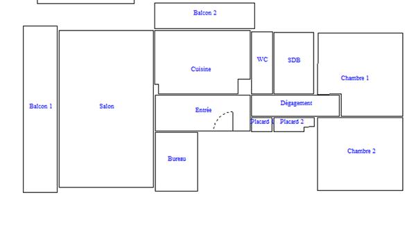EXCLUSIVITE APPARTEMENT 81,46m² 2 chambres  2 balcons GARAGE quatre logements syndic bénévole