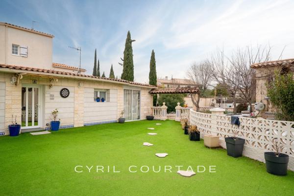 Maison lumineuse avec piscine et dépendance. Terrain de 1250 m²