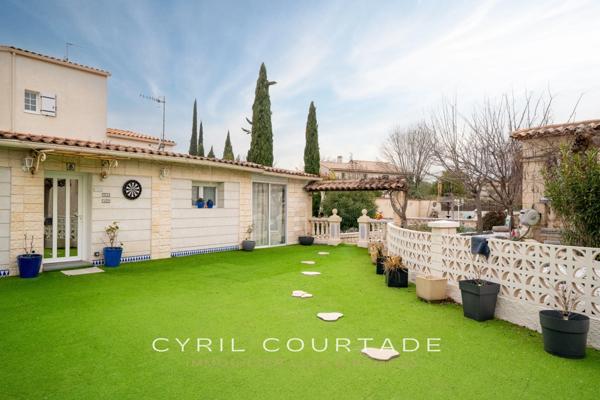 Maison lumineuse avec piscine et dépendance. Terrain de 1250 m²
