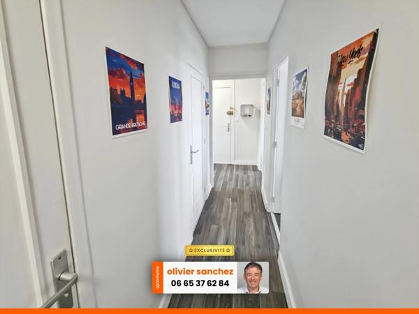 Clermont-Ferrand – T3 bis – Secteur Vallières/Marcombes – Ascenseur – Garage – Vue dégagée – Isolation extérieure – Idéal investisseur !