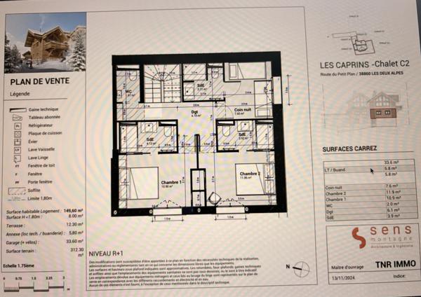 Chalet à vendre à Les Deux Alpes (38860) - Isère