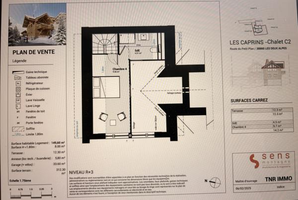 Chalet à vendre à Les Deux Alpes (38860) - Isère