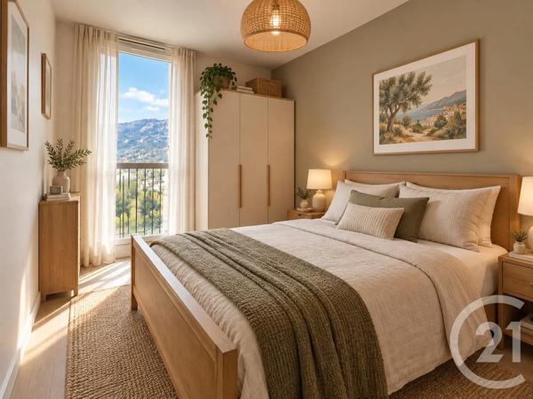 Appartement F5 à vendre  5 pièces - 95,55 m 2   CARROS  - 06