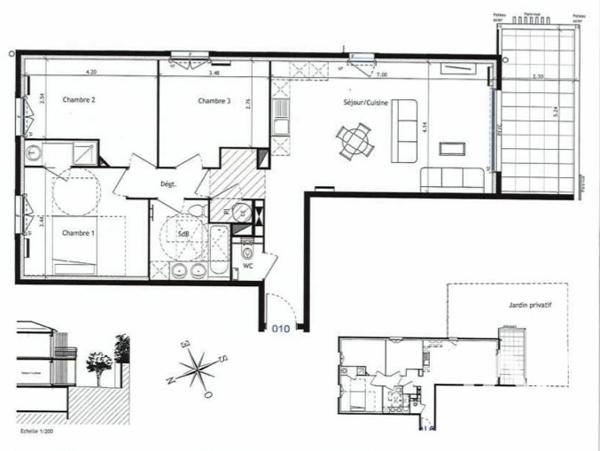 Appartement à vendre 4 pièces 84,38 m² Cogolin