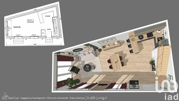 Maison à vendre 3 pièces 66 m² Carrières-sur-Seine