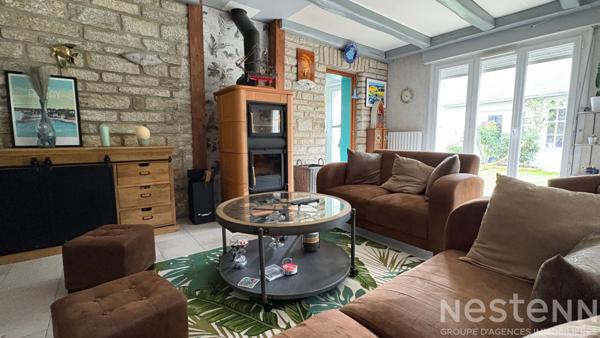 Maison de 140 m² au coeur du bourg de Plougoumelen