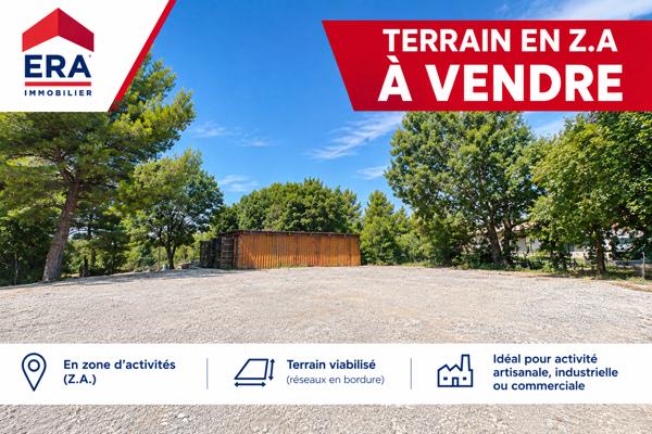 CHÂTEAU-ARNOUX - PARCELLE DE TERRAIN EN ZONE ARTISANALE