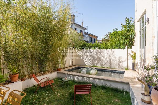 BORDEAUX NANSOUTY – MAISON EN PIERRE DE TAILLE AVEC JARDIN ET GARAGE